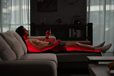 Rødlysmåtte med rødt og nærinfrarødt lys (650nm / 850nm) SINGLE