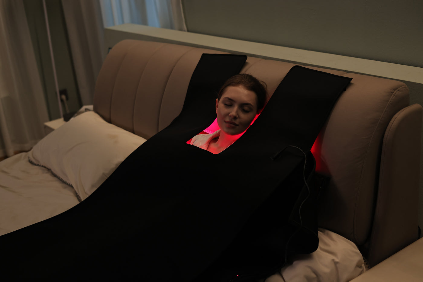 Rødlyspose med rødt og nærinfrarødt lys (650nm / 850nm) DOBBELT