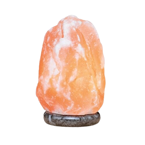 Himalaya saltlampe 2-3 kg med marmorfod