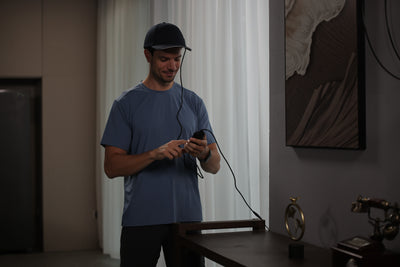 Rødlyskasket med rødt og nærinfrarødt lys