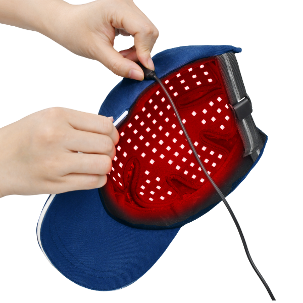 Rødlyskasket med rødt og nærinfrarødt lys