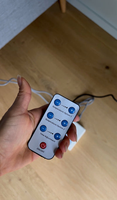Infrarødt saunatæppe med 2 varmezoner - Luksus - 650W