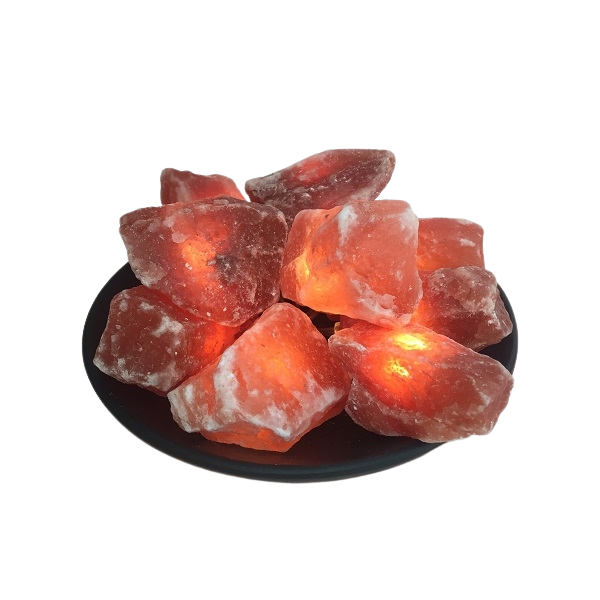 Himalaya Saltlampe Ildfad