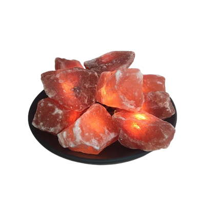 Himalaya Saltlampe Ildfad